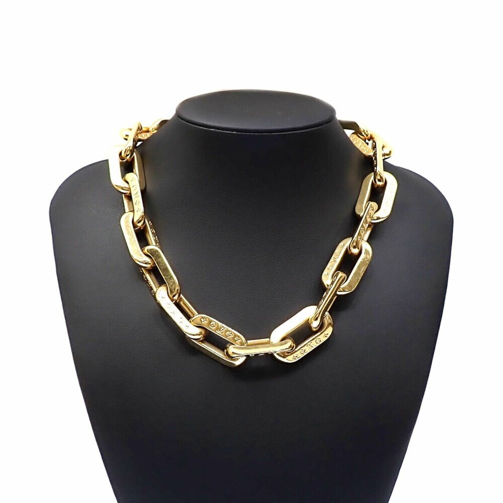 LOUIS VUITTON Gold Necklace - Picture 5 of 5